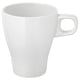 FÄRGRIK Tazza, gres bianco, 25 cl