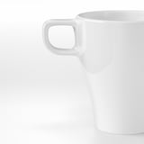 FÄRGRIK Tazza, gres bianco, 25 cl
