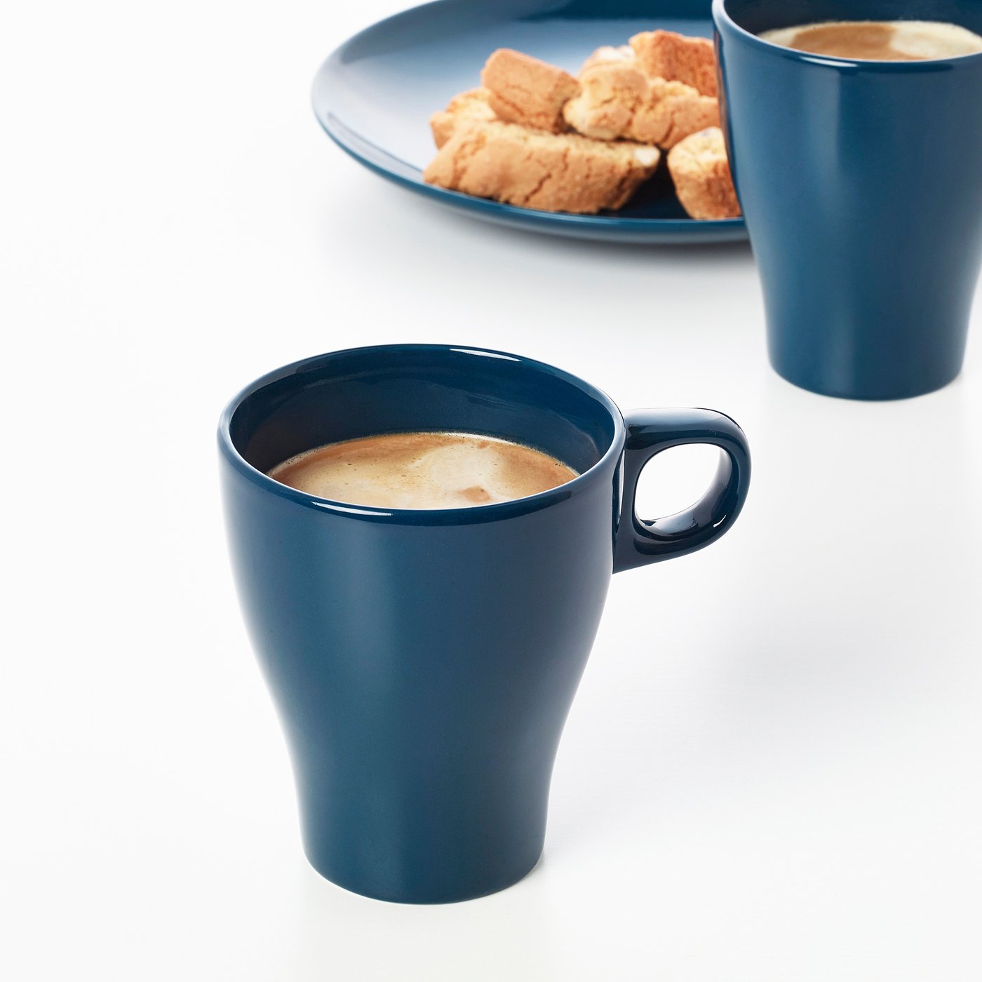Serax Terres De Rêves - Tazza/Vaso In Ceramica - Colori Blu Scuro E Ruggine - Design Anita Le Grelle