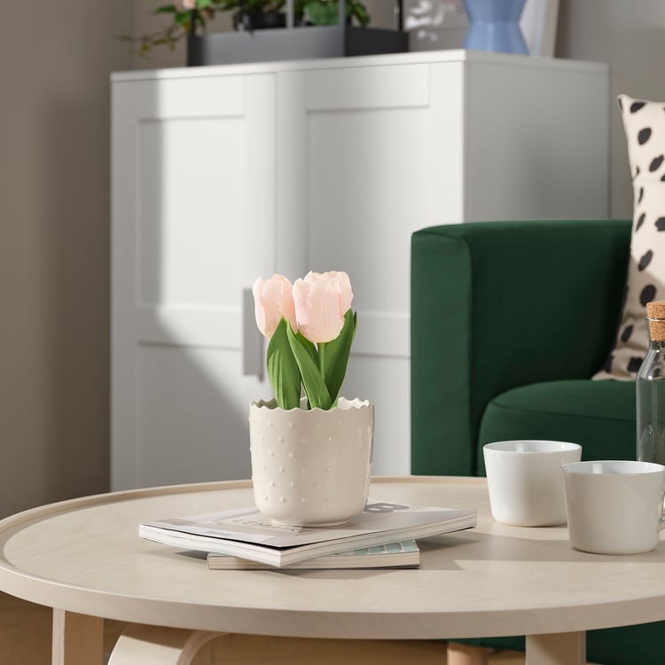 3 PCS PIANTA in Vaso Simulata Pp Ufficio Arredamento Tavolo EUR 12,77
