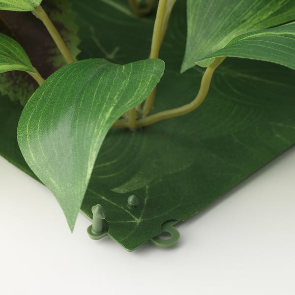 FEJKA Pianta artificiale, da parete/da interno/esterno verde/lilla, 26x26 cm