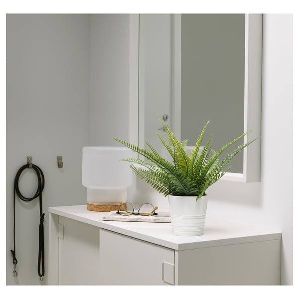 FEJKA Pianta artificiale in vaso, da interno/esterno felce, 9 cm