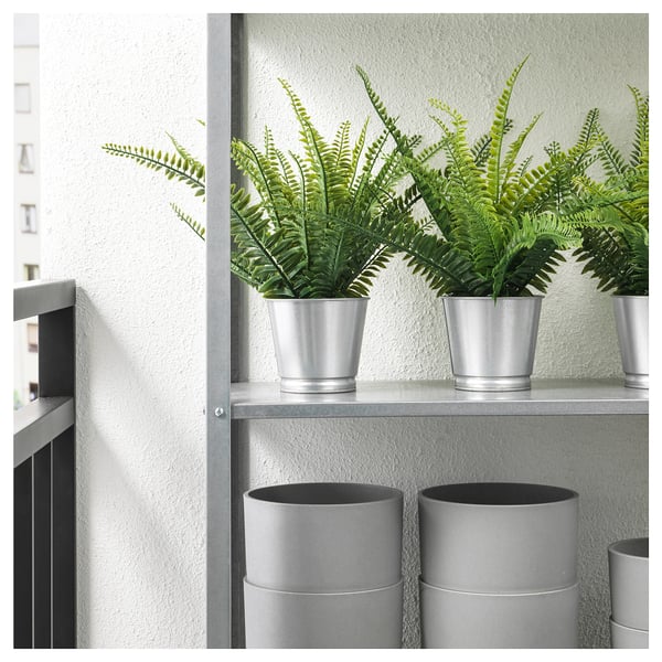 FEJKA Pianta artificiale in vaso, da interno/esterno felce, 9 cm