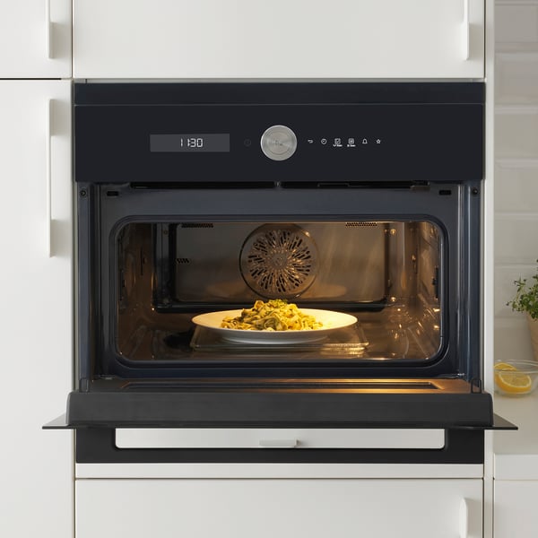 FINSMAKARE Microonde combinato termoventilato, IKEA 700 nero