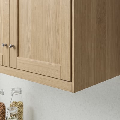 FORSBACKA Lista sottopensile, effetto rovere, 221 cm