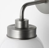 FRIHULT Lampada da parete, color acciaio inox