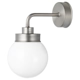 FRIHULT Lampada da parete, color acciaio inox
