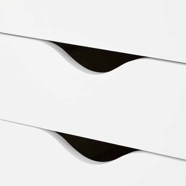 FRIIDROTT Cassettiera con rotelle, bianco, 35x56 cm