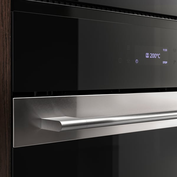 FRILLESBO Forno termoventilato, funzione frittura ad aria pirolitico/color acciaio inox IKEA 700