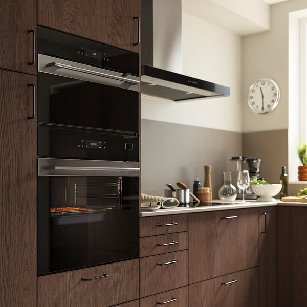 FRILLESBO Forno termoventilato, funzione pieno vapore funzione frittura ad aria/color acciaio inox IKEA 700