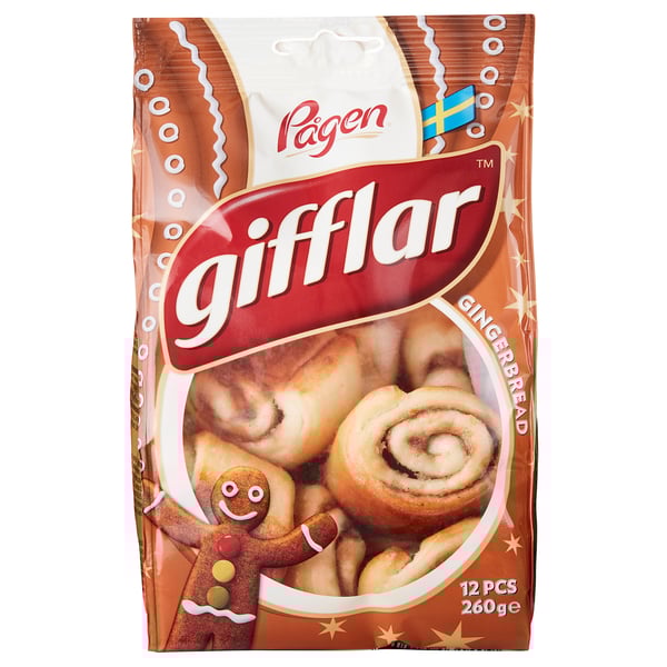 GIFFLAR Brioche, ripieno biscotti allo zenzero, 260 g