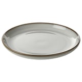 GLADELIG Piatto frutta, grigio, 20 cm