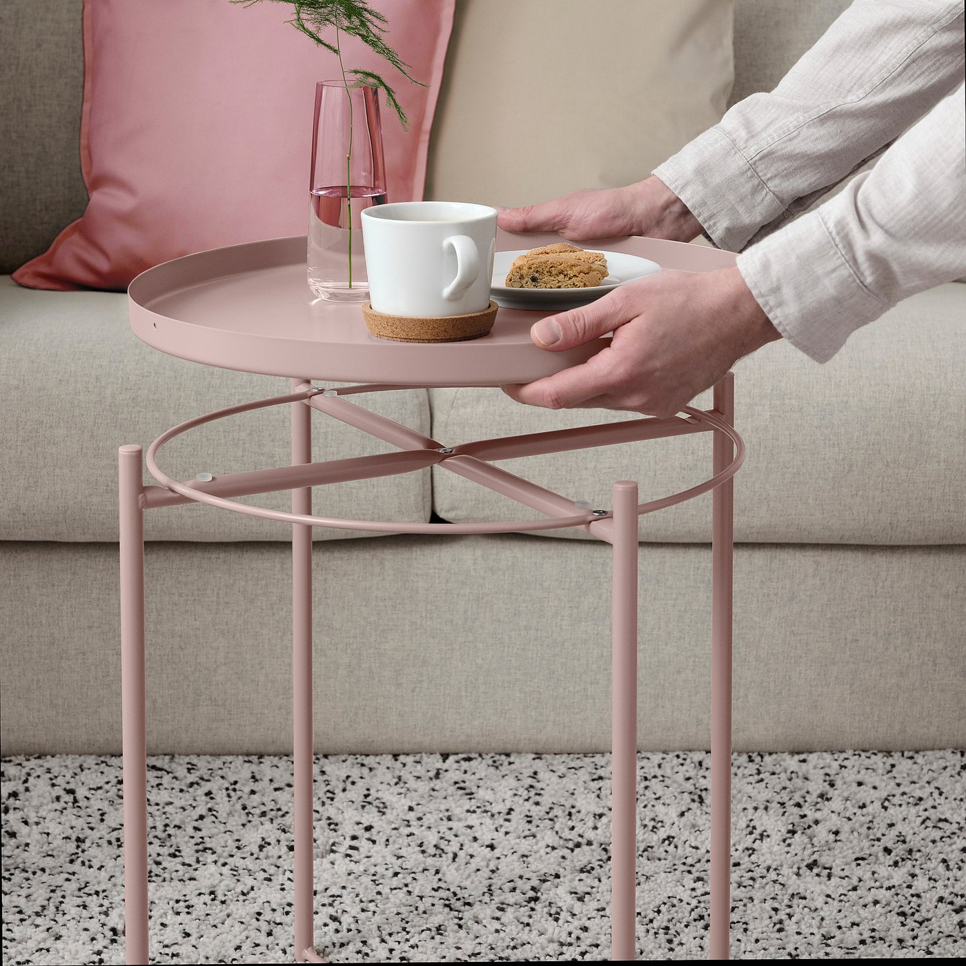 tavolino rosa ikea