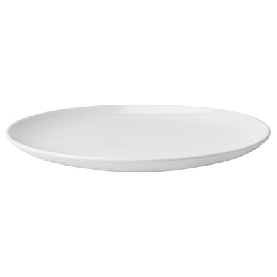 GODMIDDAG Piatto, bianco, 26 cm