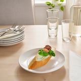 GODMIDDAG Piatto frutta, bianco, 20 cm