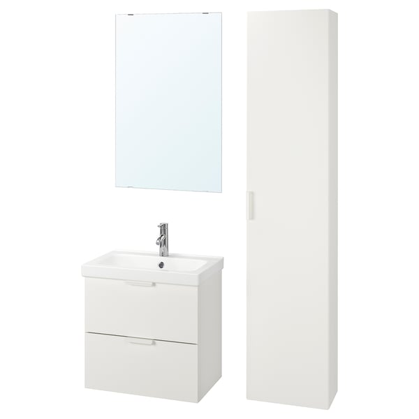 Mobili Arredo Bagno Ikea.Godmorgon Odensvik Set Arredo Bagno 5 Pezzi Bianco Miscel Dalskar Ikea Svizzera