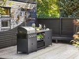 GRILLSKÄR Cucina da esterno, inox, 244x61 cm
