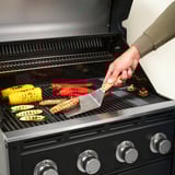 GRILLTIDER Spatola per hamburger, inox/faggio, 30 cm