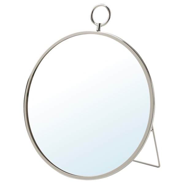 GRYTÅS Specchio, color argento, 25 cm