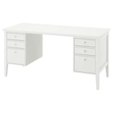 GULLABERG Scrivania, bianco, 155x65x75 cm