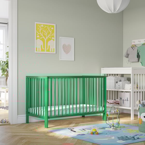 GULLIVER Lettino, verde, 60x120 cm