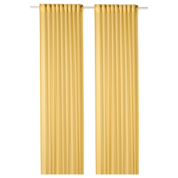 GUNRID Tenda che purifica l'aria, 2 teli, giallo, 145x300 cm