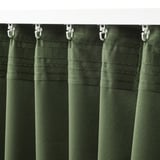 HÄGGVECKMAL Tenda semioscurante, 2 teli, verde scuro/con nastro arricciatende, 145x300 cm