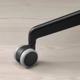 HATTEFJÄLL Sedia da ufficio con braccioli, Smidig nero/nero