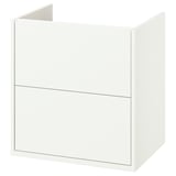 HAVBÄCK Mobile per lavabo con cassetti, bianco, 60x48x63 cm