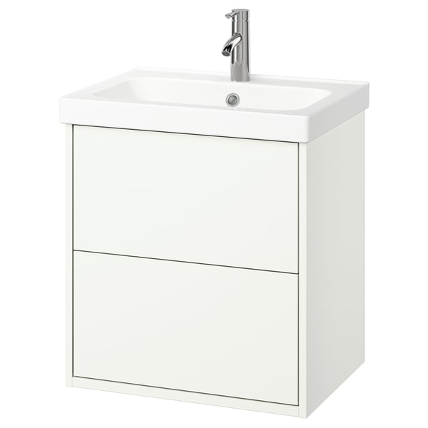 HAVBÄCK / ORRSJÖN Mobile lavabo/cassetti/lavabo/misc, bianco, 62x49x69 cm