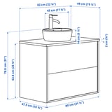 HAVBÄCK / TÖRNVIKEN Mobile lavabo/cassetti/lavabo/misc