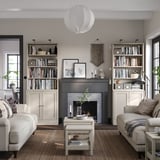 HAVSTA Combinazione di mobili, grigio-beige, 81x47x212 cm