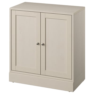 HAVSTA Mobile con zoccolo, grigio-beige, 81x47x89 cm