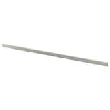 HAVSTORP Lista sotto/soprapensile arrotond, grigio chiaro, 221 cm