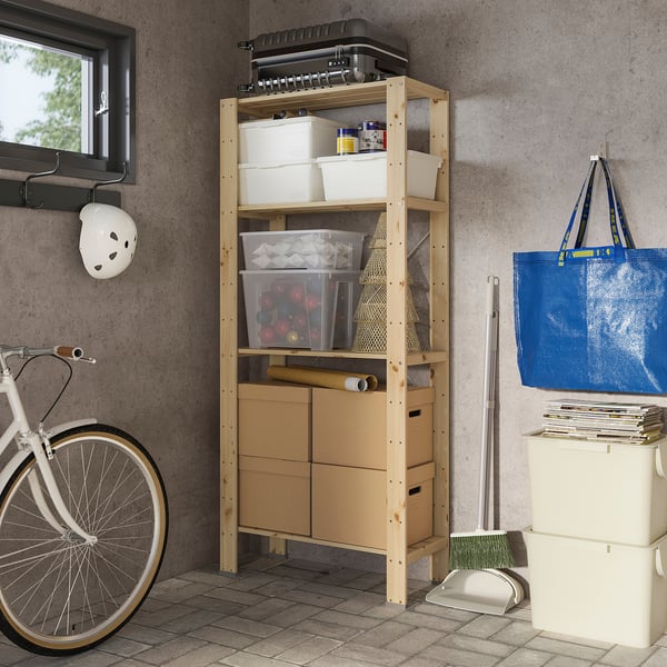 HEJNE 1 sezione, con cappucci/pino, 78x31x172 cm