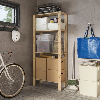 HEJNE 1 sezione, con cappucci/pino, 78x31x172 cm