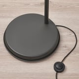 HEKTAR Lampada da terra, grigio scuro