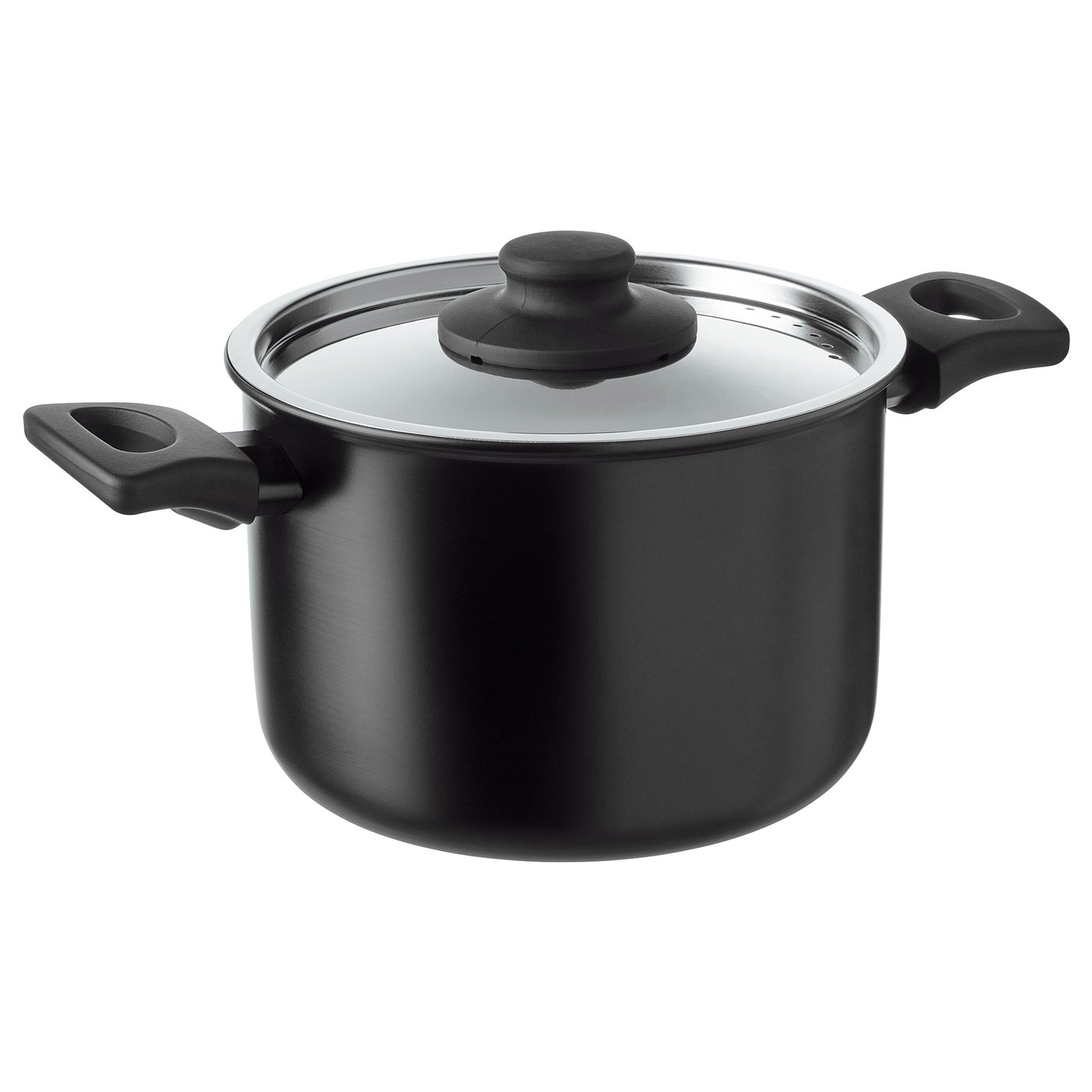 HEMLAGAD Pentola con coperchio, nero, 3 l - IKEA Svizzera