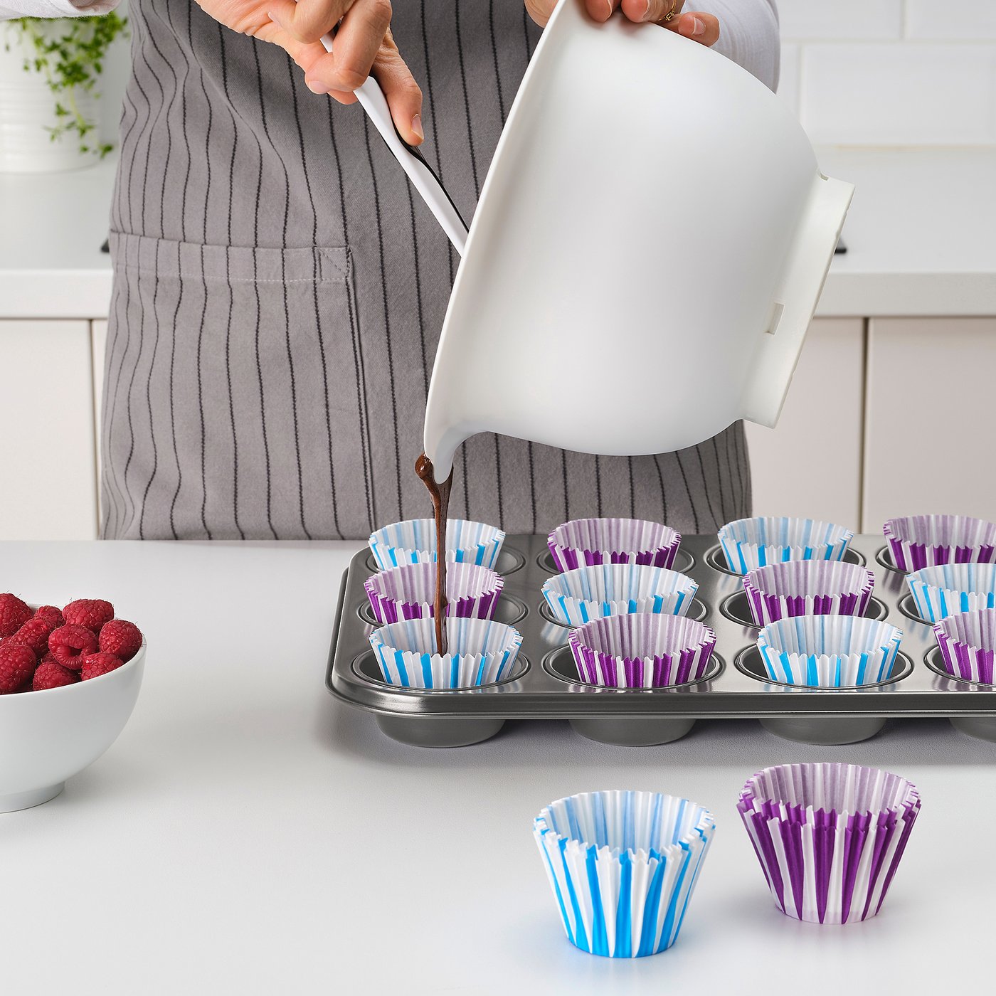 HEMMABAK Stampo per muffin, grigio, 38x27 cm - IKEA Svizzera