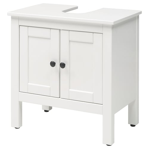 HEMNES Mobile base per lavabo con 2 ante, bianco, 60x38x63 cm