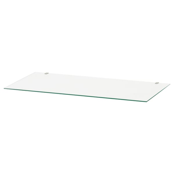 HEMNES Piano in vetro, trasparente, 54x38 cm