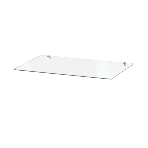 HEMNES Piano in vetro, trasparente, 54x38 cm