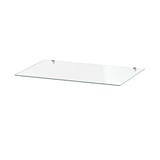 HEMNES Piano in vetro, trasparente, 54x38 cm