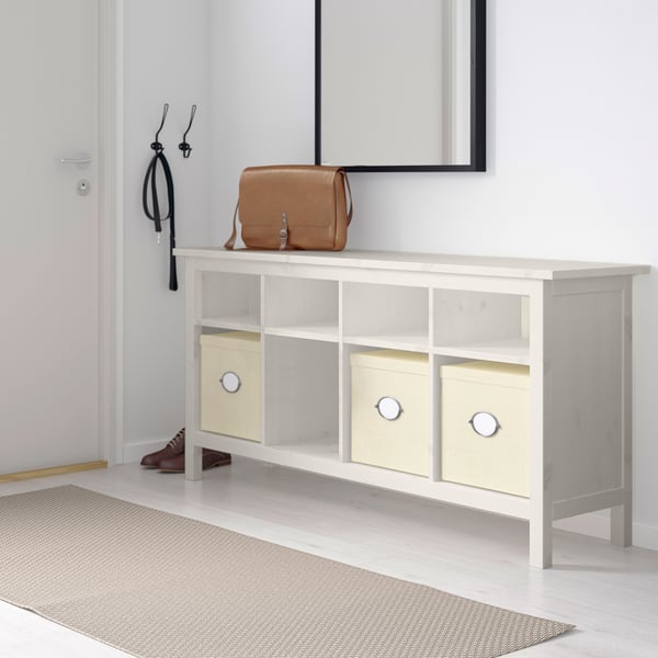 Hemnes Tavolo Consolle Mordente Bianco 157x40 Cm Ikea Svizzera
