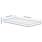 HIMLAVALV Materasso 3D per lettino, 70x140x10 cm