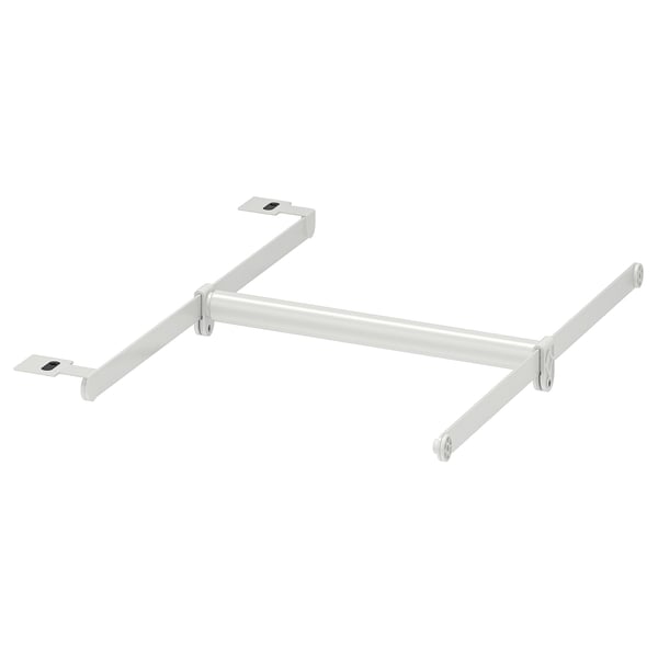 HJÄLPA Bastone/2binari sosp/1conf acc fiss, regolabile/bianco, 30-47x55 cm