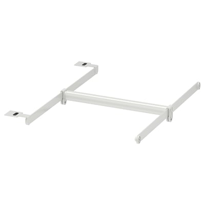 HJÄLPA Bastone/2binari sosp/1conf acc fiss, regolabile/bianco, 30-47x55 cm