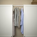 HJÄLPA Bastone/2binari sosp/2conf acc fiss, regolabile/bianco, 30-47x40 cm