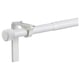 HUGAD Combinazione di bastoni per tenda, con supporti da parete/soffitto/con terminali bianco, 210-385 cm