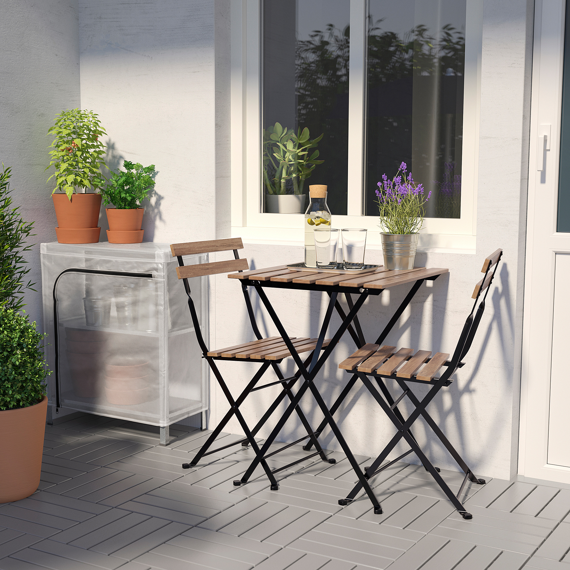 HYLLIS Scaffale con custodia, trasparente, 60x27x74 cm